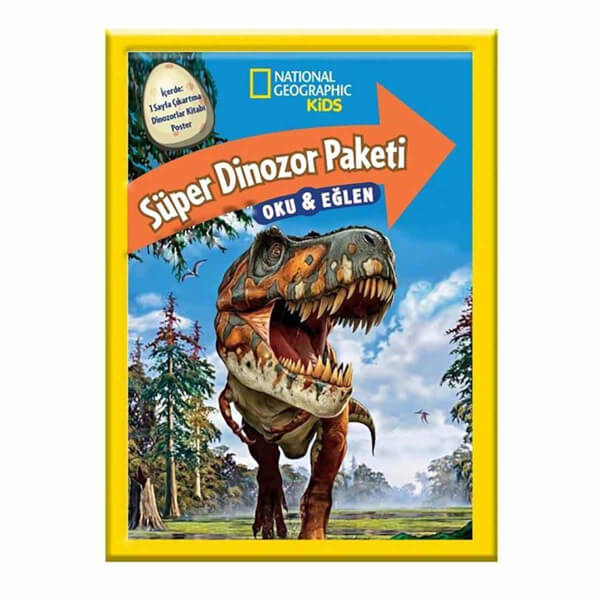 National Geographic Kids Süper Dinozor Paketi Oku ve Eğlen 