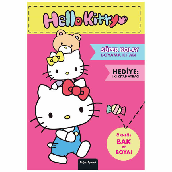 Hello Kitty Süper Kolay Boyama