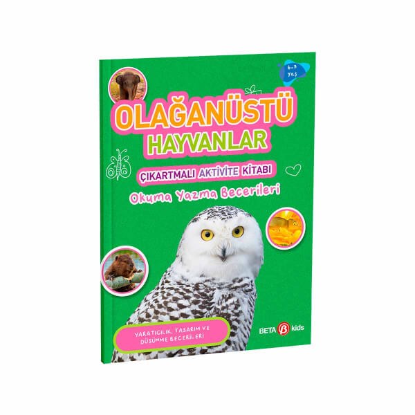Olağanüstü Hayvanlar - Çıkartmalı Aktivite Kitabı