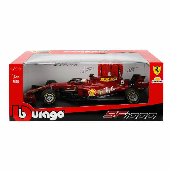 1:18 Formula 1 2020 Ferrari Racing SF1000 Model Araba