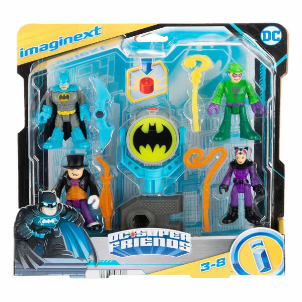 Imaginext DC Super Friends Bat-Tech Bat-Signal Figür Seti HFD47