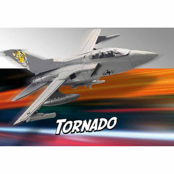 Revell 1:100 Build & Play Tornado Uçak 06451