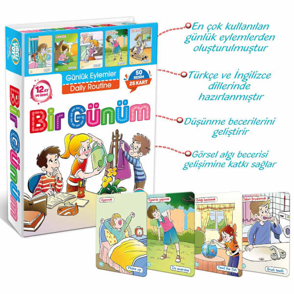 Circle Toys Bir Günüm Eğitici Kartlar