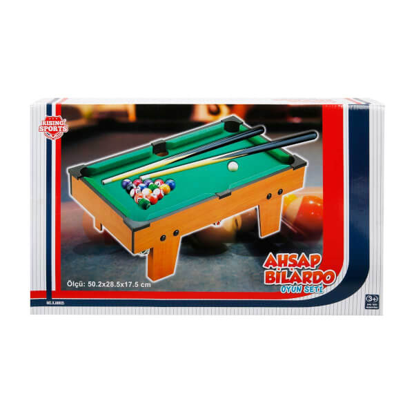 Ahşap Ayaklı Küçük Bilardo