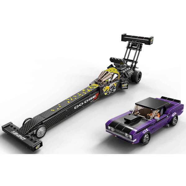 LEGO Speed Champions Mopar Dodge//SRT Top Fuel Dragster ve 1970 Dodge Challenger T/A 76904
