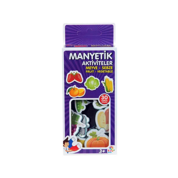 Manyetik Aktiviteler Meyve ve Sebzeler 30 Parça