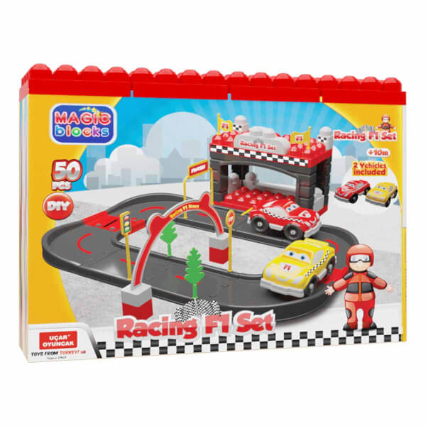 Magic Blocks F1 Racing Blok Seti 50 Parça