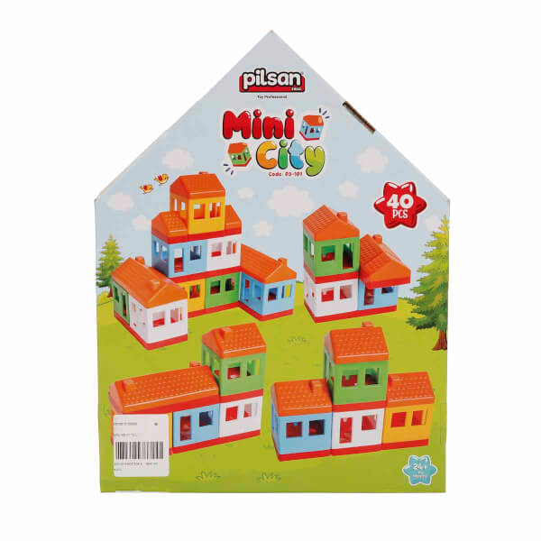 Pilsan Mini City Ev Bloklar 40 Parça