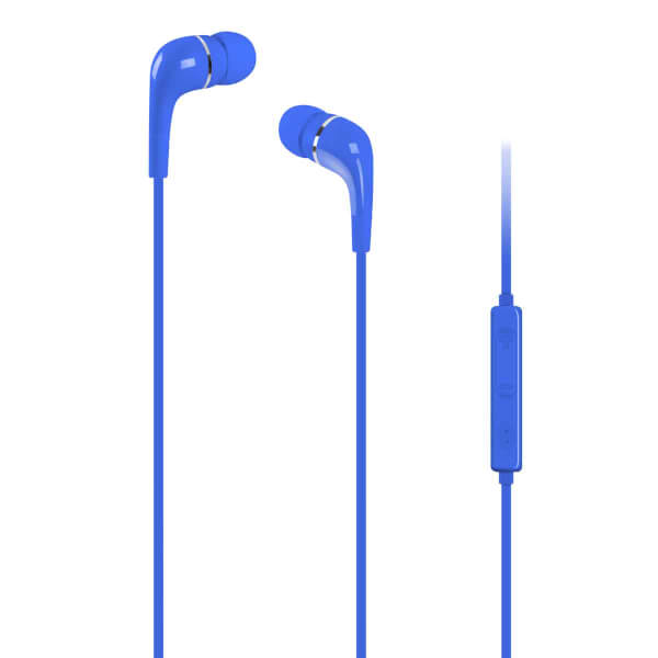 Mojue WE01 Kumandalı ve Mikrofonlu Kulak İçi Kulaklık Mavi