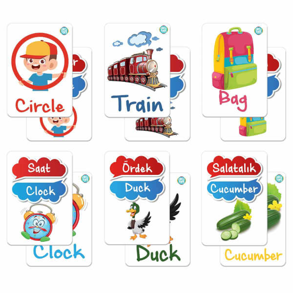 Circle Toys İngilizce Öğreniyorum Eğitici Kartlar