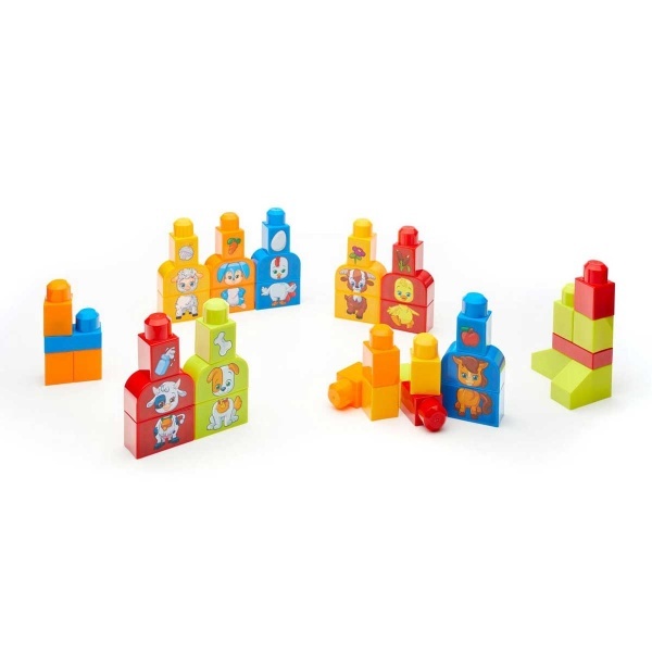 Mega Bloks Karıştır-Eşleştir Hayvancıklar Blok Torbaları FLT36