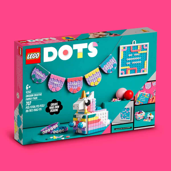 LEGO DOTS Tek Boynuzlu At Yaratıcı Aile Paketi 41962